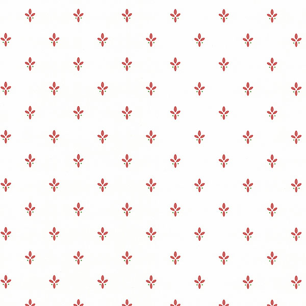 red and white ditty wallcovering