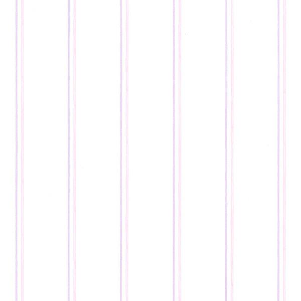 pink and purple pin stripe on white wallpaper wallcovering