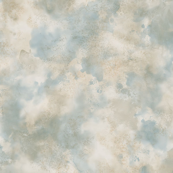 Blue and beige lunar texture wallcovering
