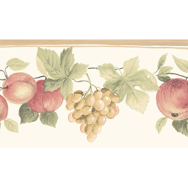 fruit vine wallpaper border